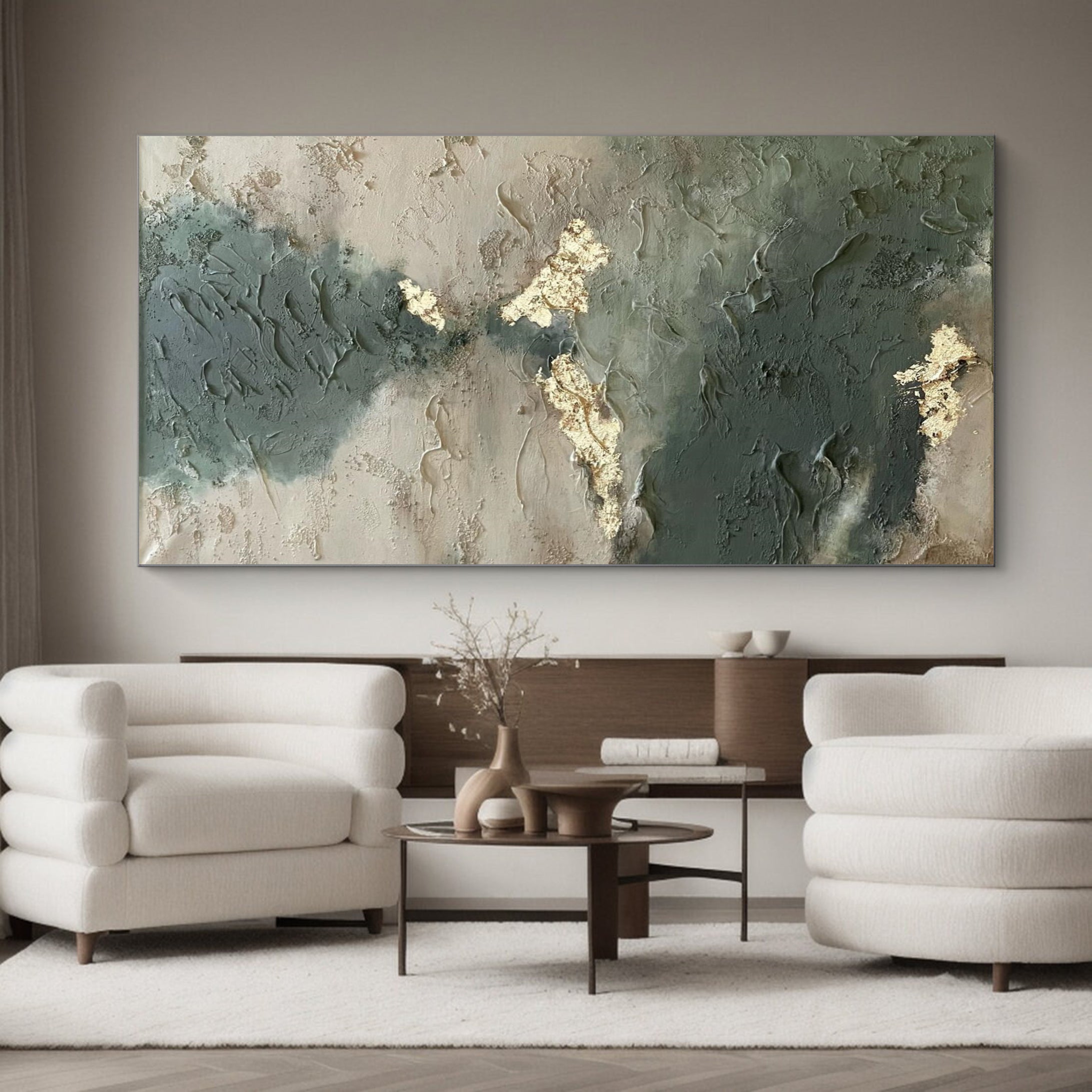 Wabi - Sabi Abstract Impasto Oil Painting SR0041 - Viral Wall Art